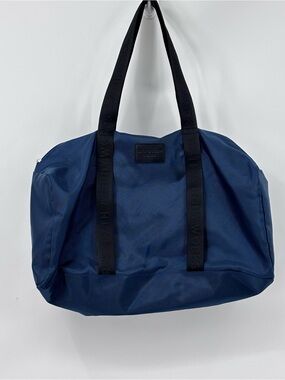 NWT Bath & Body Works weekender zip top tote duffel bag navy travel gym